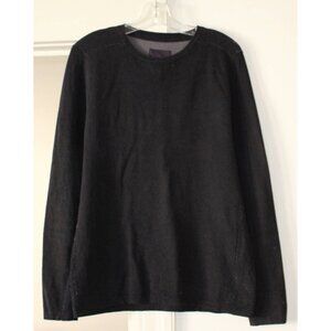 Ministry of Supply - Men's Mercury Crewneck in Black, size Medium